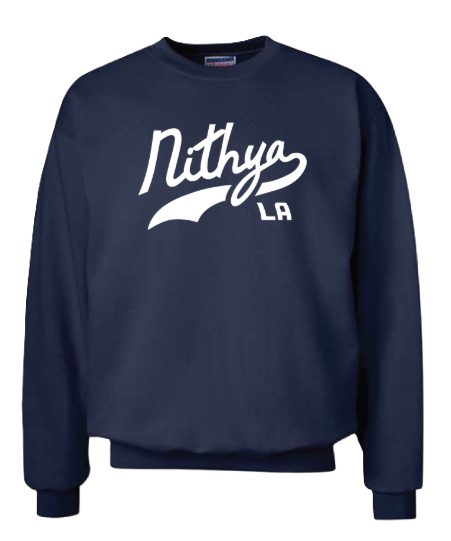Nithya For Mayor Crewneck Sweatshirt