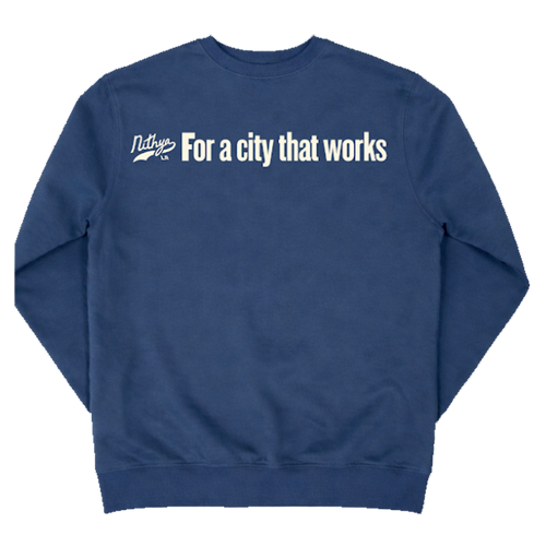 Nithya For Mayor Crewneck Sweatshirt