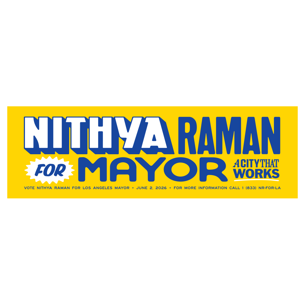 Nithya For Mayor Bumper Sticker